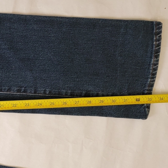 JEAN PAUL GAULTIER JPG Donna 👏🏻straight leg blue jeans👖27x33 👀look all pics - Picture 7 of 16